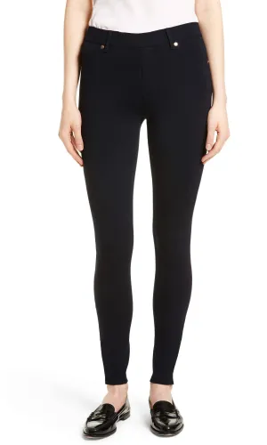 BW24263TB Black Ponte Pants with Metal Rivets (Pack)