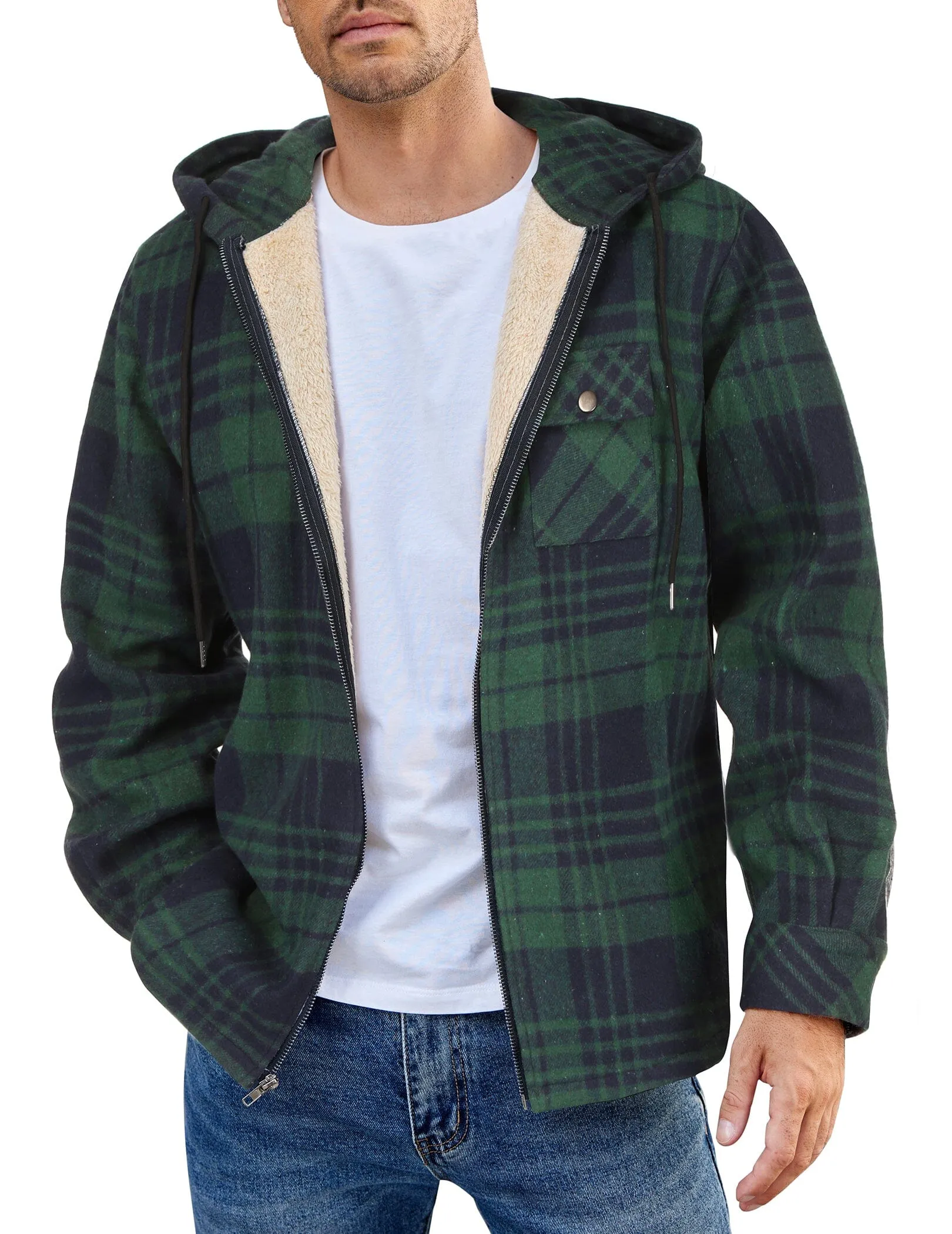 Comfy Plaid Flannel Lined Jacket (US Only)