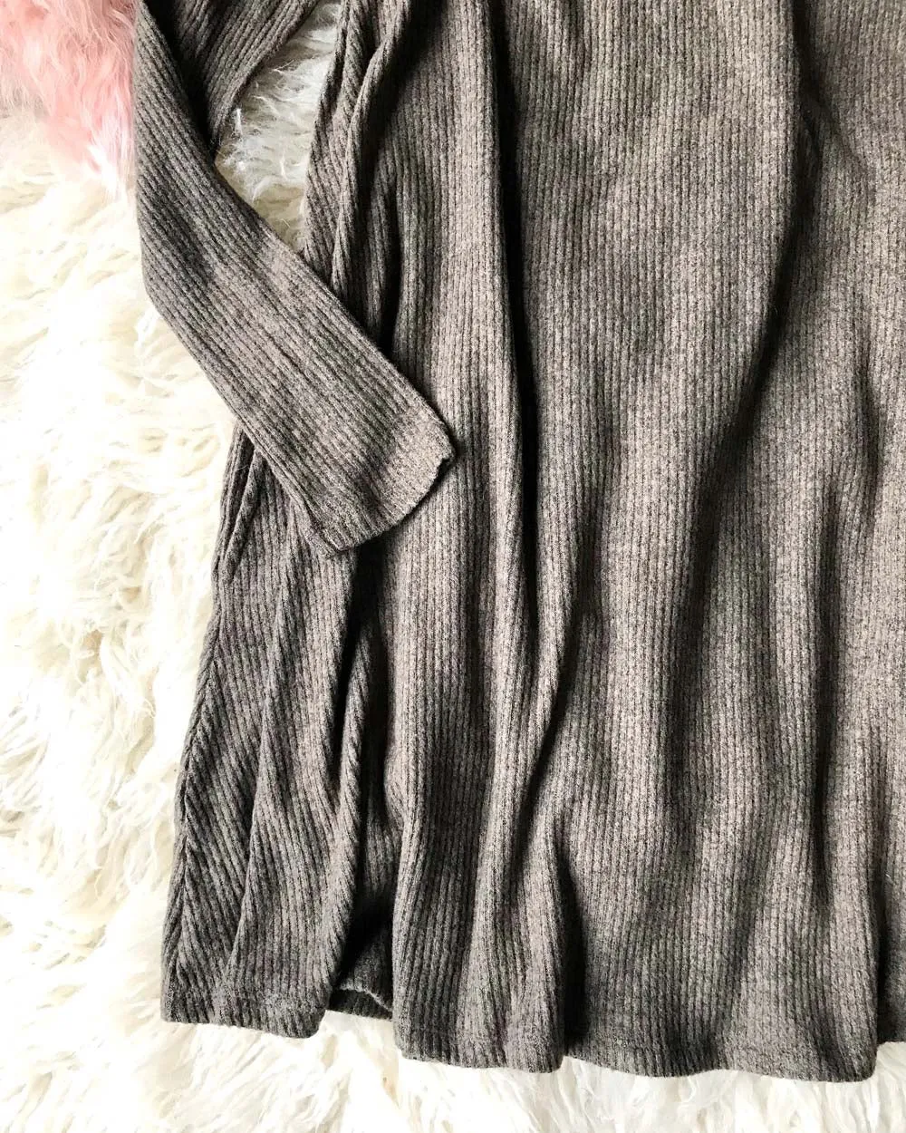 Cozy Thermal Dress in Brown