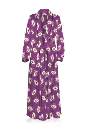 Luxurious Silk Kimono Robe Womens