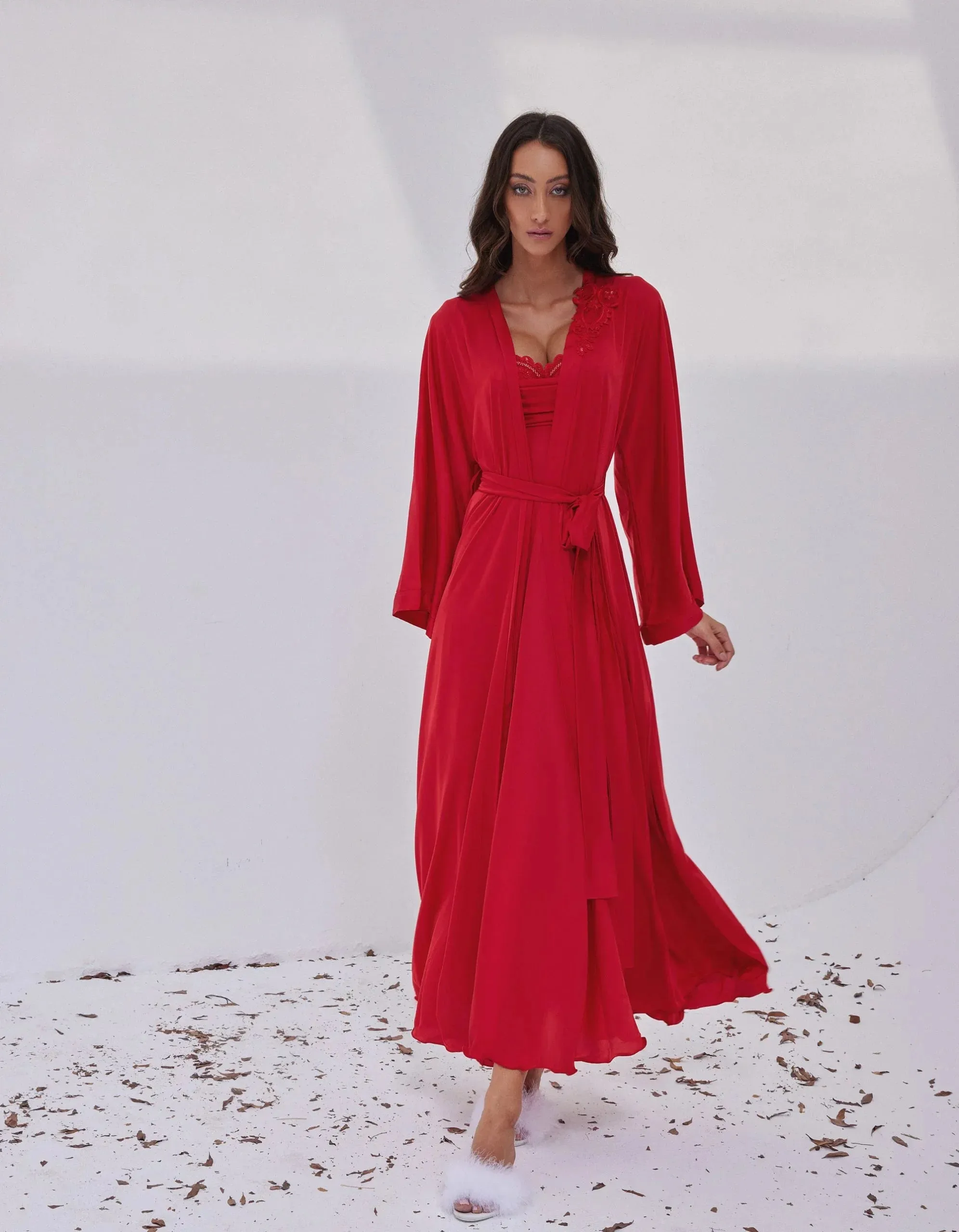 Luxurious Soft Satin Bridal Robe